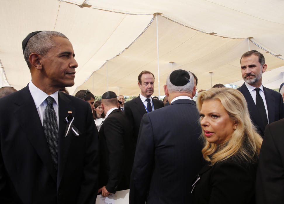 FUNERAL EN HONOR DEL EXPRESIDENTE DE ISRAEL ...