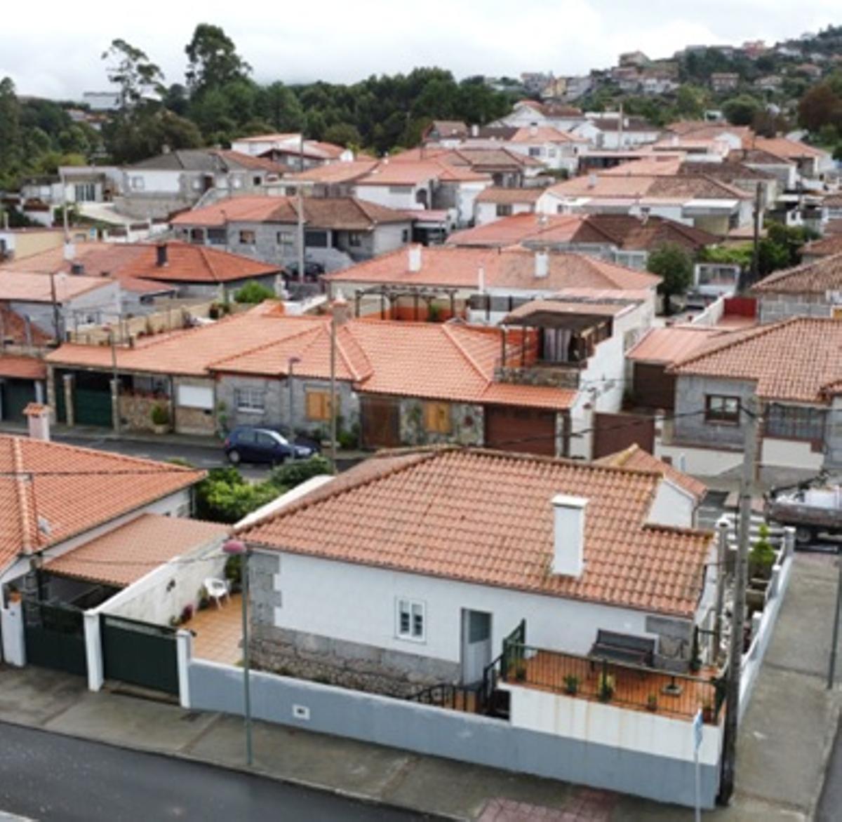 Barriada de Mogor, en Marín