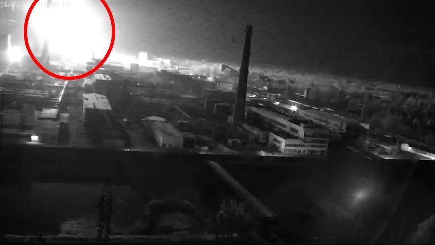 Así ha sido el impacto del supuesto dron ruso sobre la central nuclear de Chernóbil