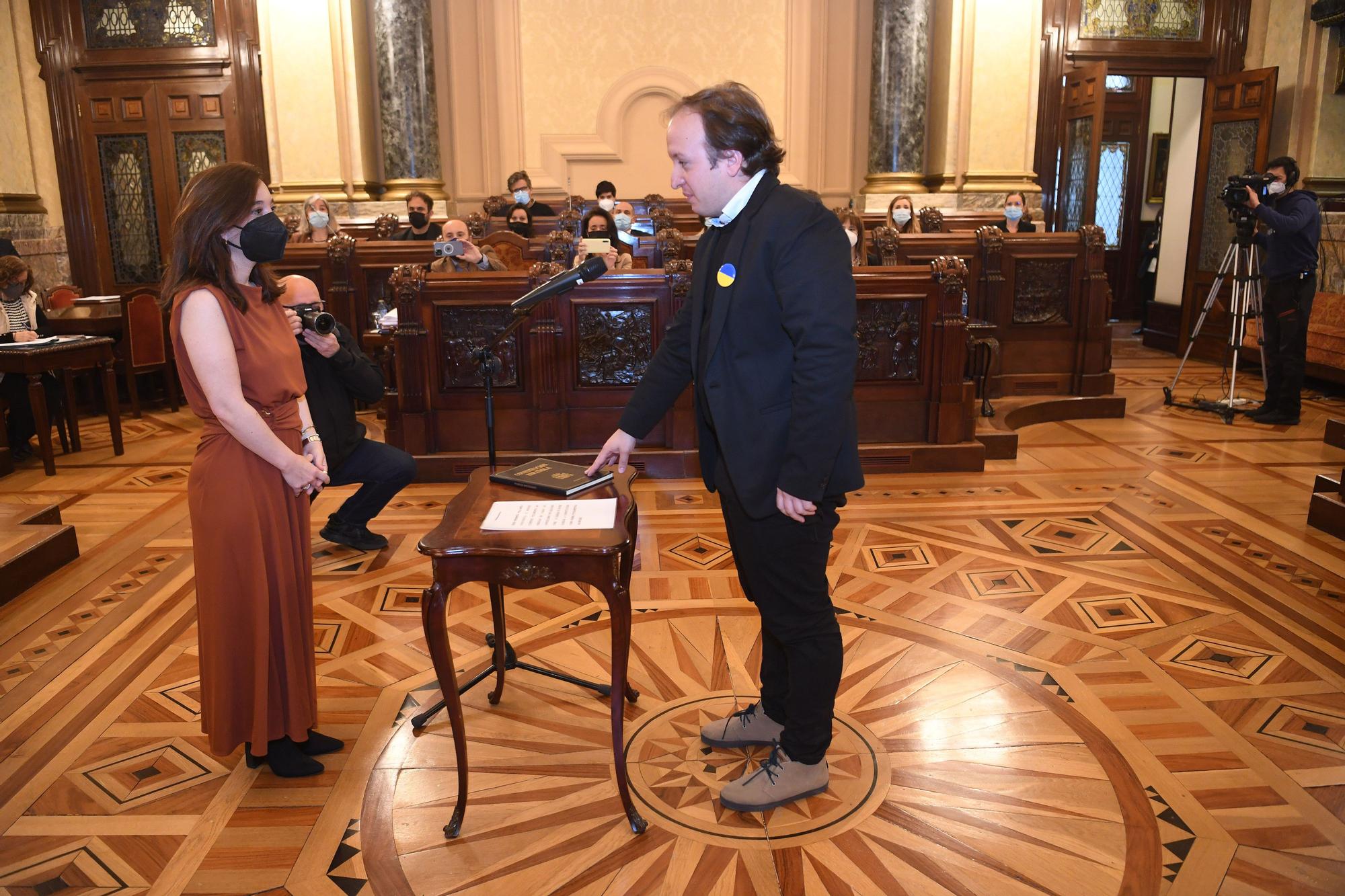 Pleno municipal en A Coruña