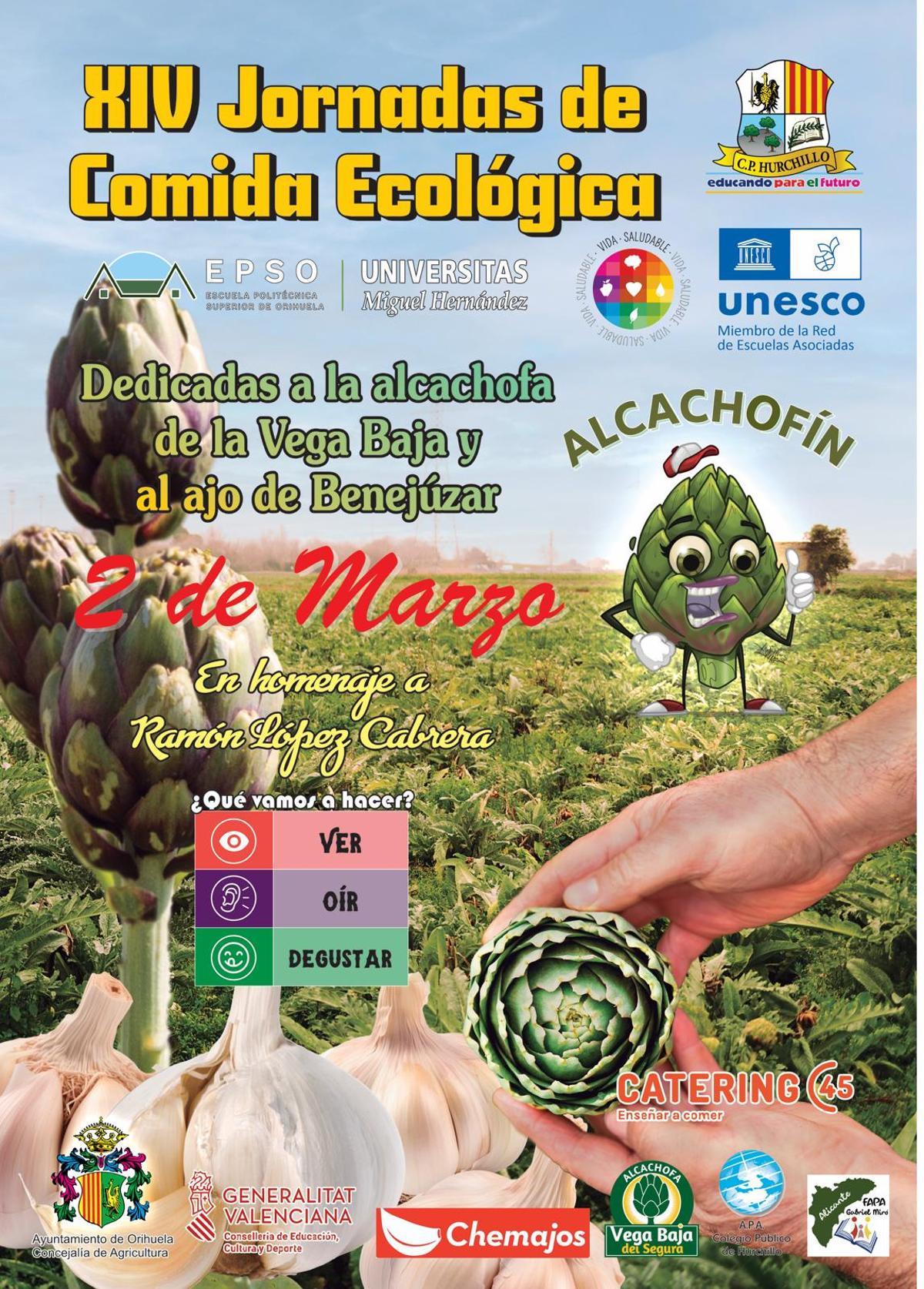 Cartel de las Jornadas de Comida Ecológica