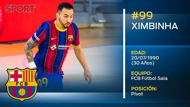 Ximbinha (FC Barcelona Fútbol Sala). Su futuro pasa por el KPRF ruso