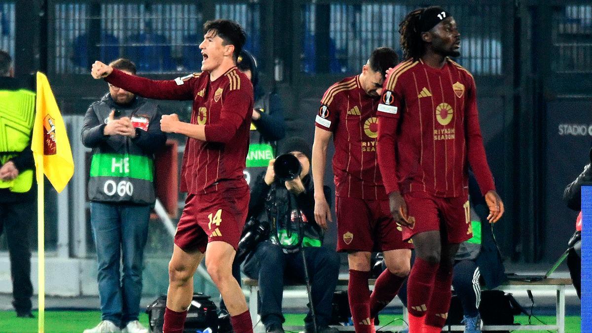 Shomurodov dio la victoria a la Roma frente al Athletic los últimos segundos del partido