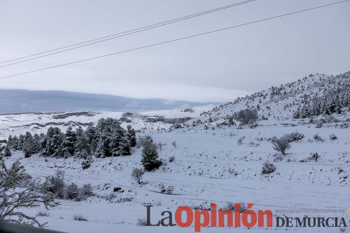 La comarca del Noroeste ofrece una estampa invernal