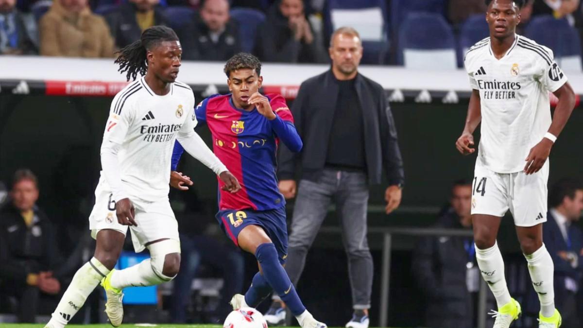 Camavinga y Tchouameni ante Lamine Yamal