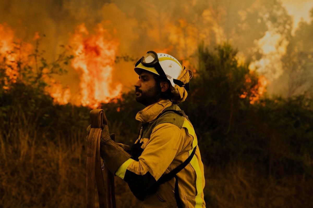 El incendio de O Riós, en imágenes El incendio de O Riós, en imágenes