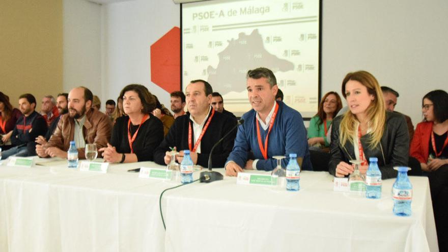 Una imagen del comité provincial que ha celebrado el PSOE este sábado en Málaga.