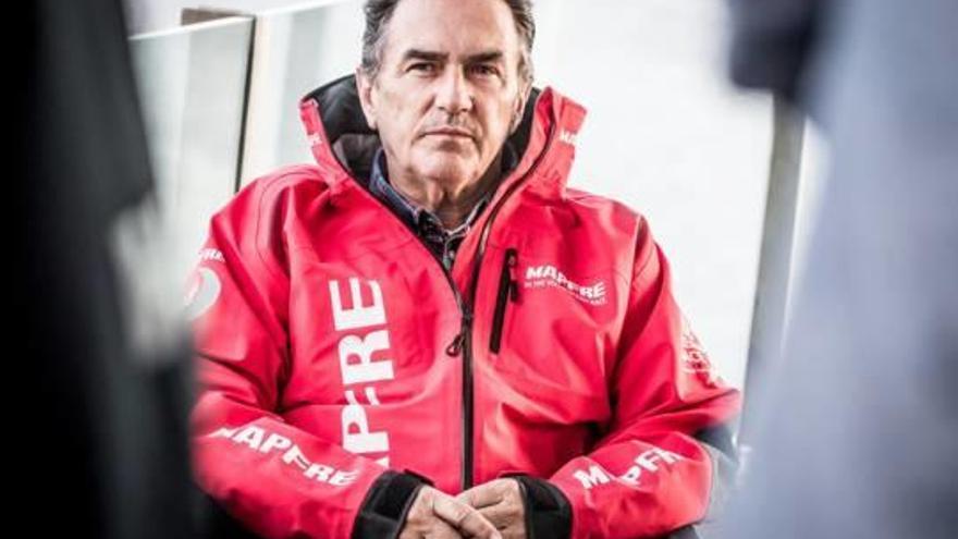 Campos sueña con llevar a España a lo más alto de la Volvo Ocean Race.