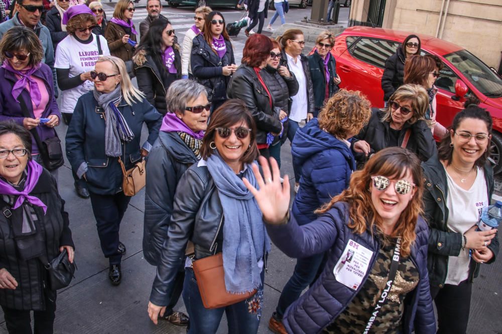 Movilización feminista en Alcoy