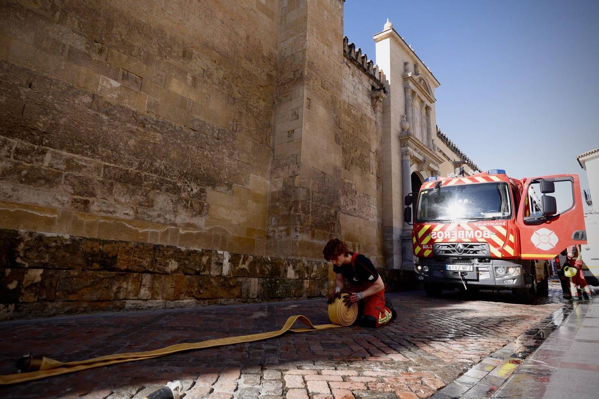 Simulacro de Incendio en la Mezquita-Catedral de Córdoba