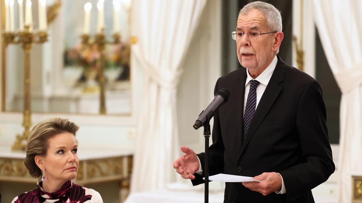 El presidente de Austria, Alexander Van der Bellen,