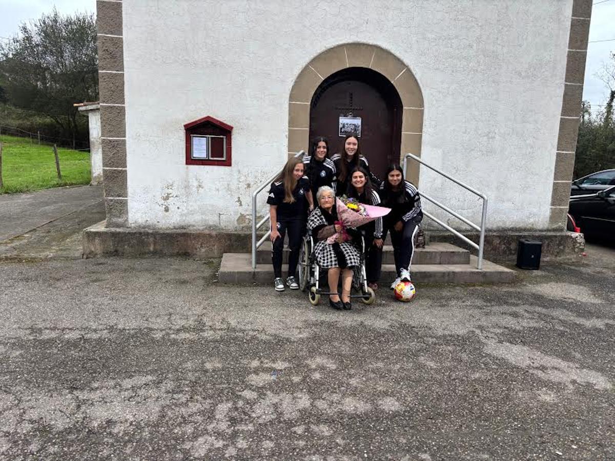 El homenaje a María Fernández.