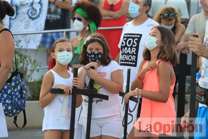 Protesta contra el estado del Mar Menor