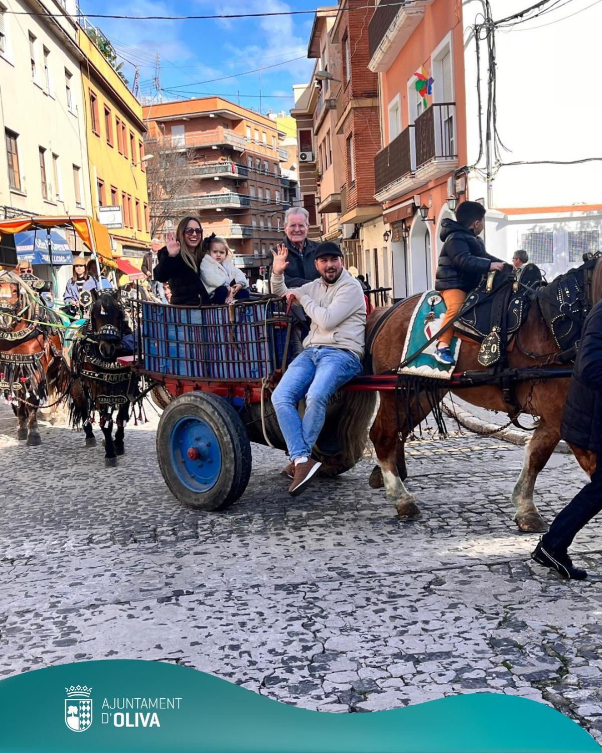 La Safor es vist de tradició amb la popular festa de Sant Antoni