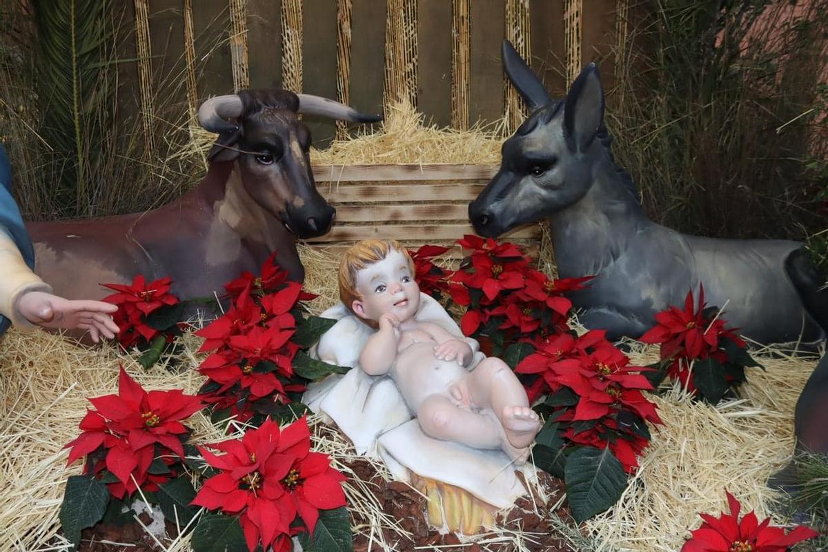 Detalle del niño Jesús.