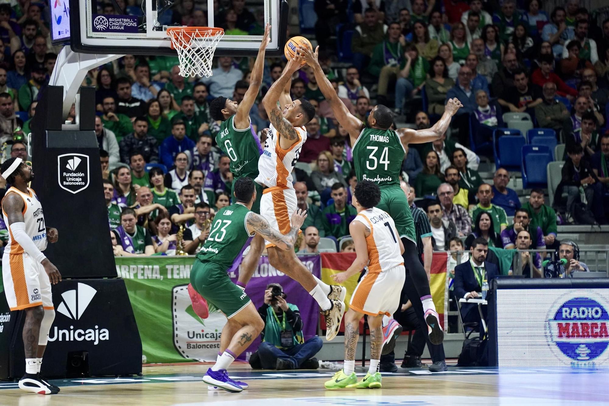 Cuartos de final de la BCL: Unicaja-Promitheas, en imágenes