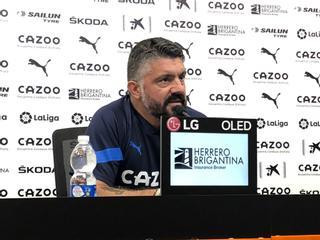 Gattuso habla de los lesionados contra el Atlético