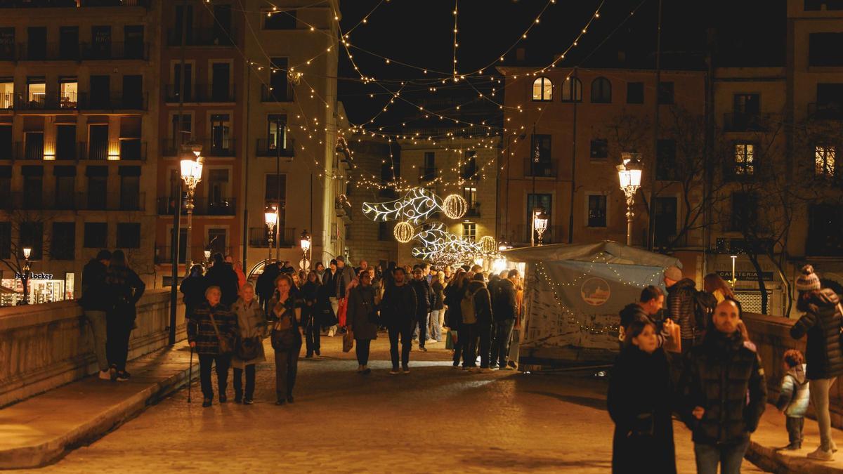 La campanya de Nadal és una de les més importants pel comerç local de la ciutat.