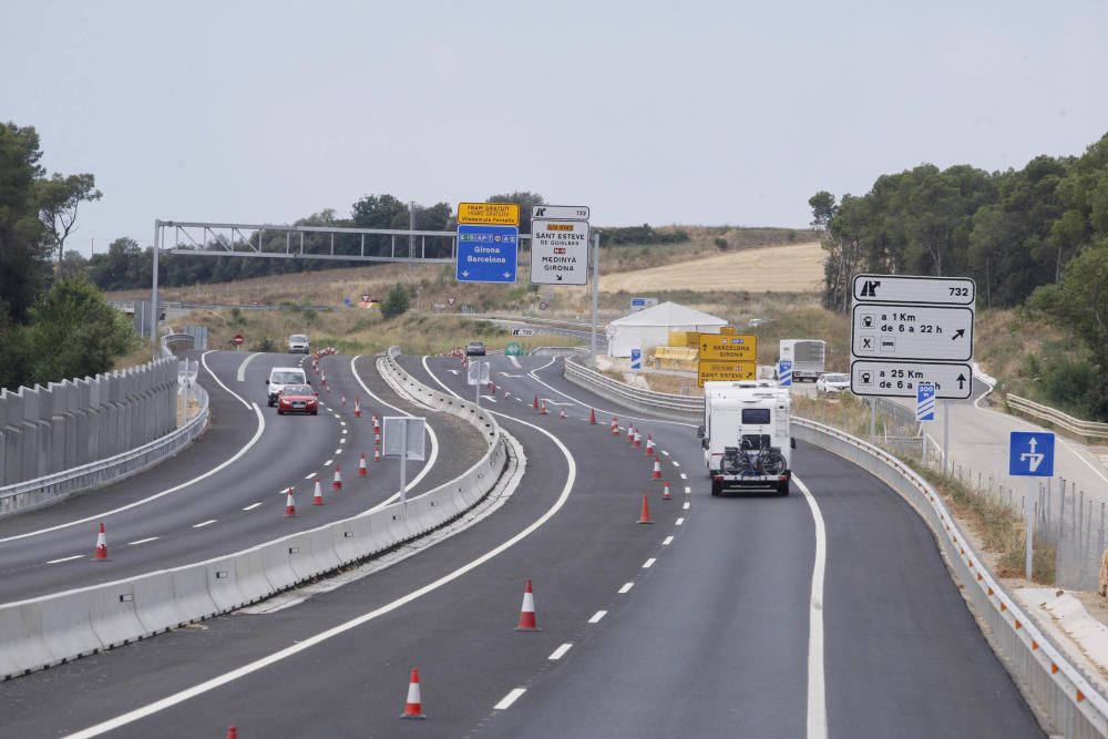 Inauguració del desdoblament de l'N-II a Vilademuls