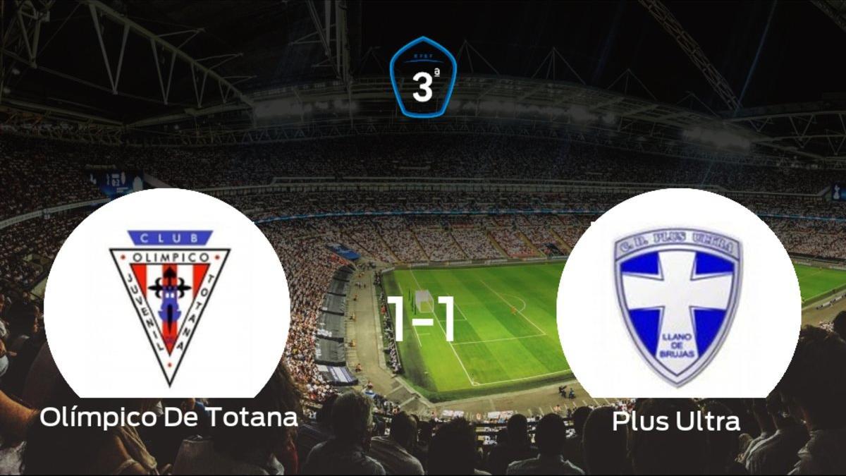 El Olímpico De Totana y el Plus Ultra se reparten los puntos en el Juan Cayuela (1-1)