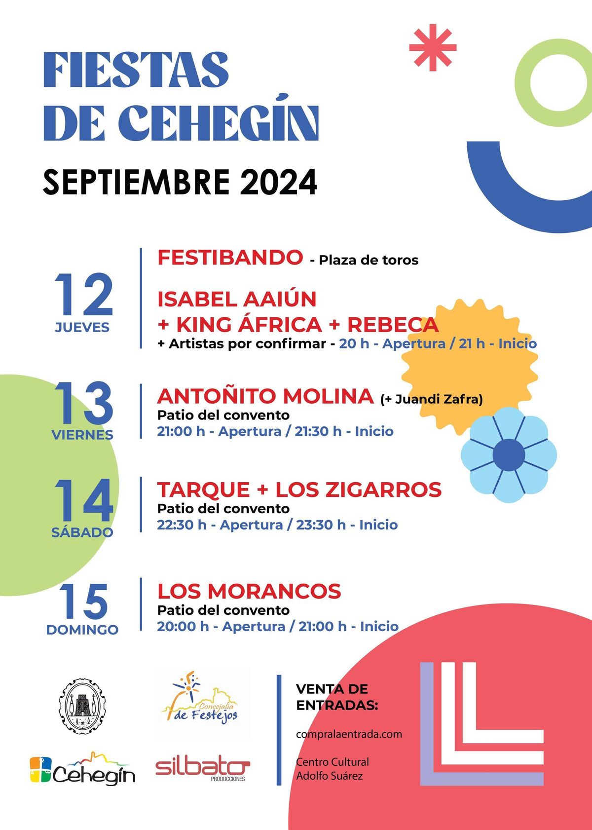 Programa de conciertos