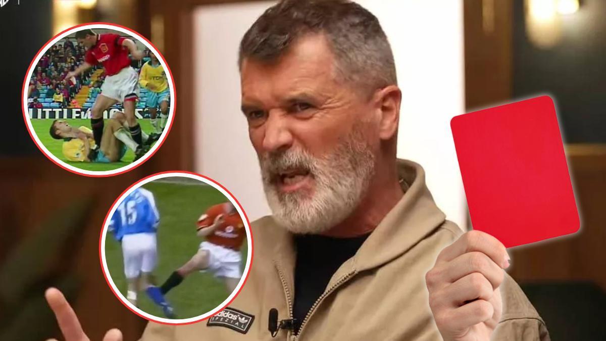 Roy Keane, sobre sus expulsiones en la Premier League.