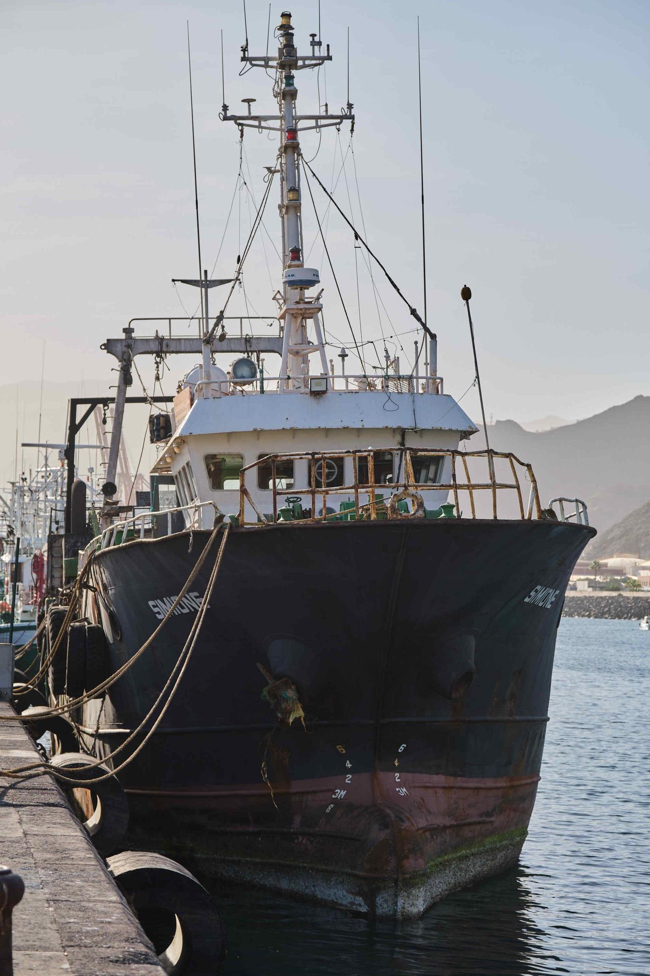 El barco 'Simione', capturado en aguas canarias con tres toneladas de cocaína