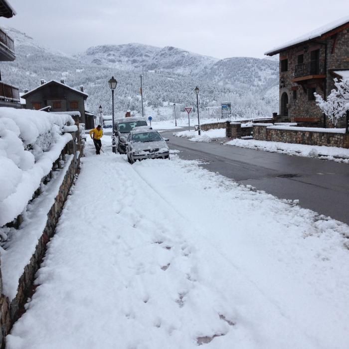 La nevada a Bellver de Cerdanya