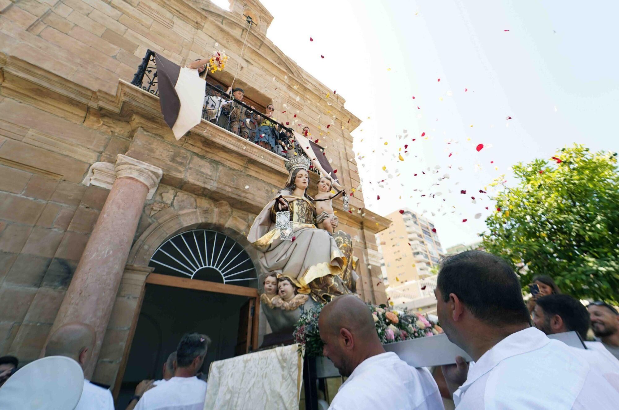 Inauguración de la Capilla del Puerto de Málaga y acto de bendición de la imagen Virgen del Carmen