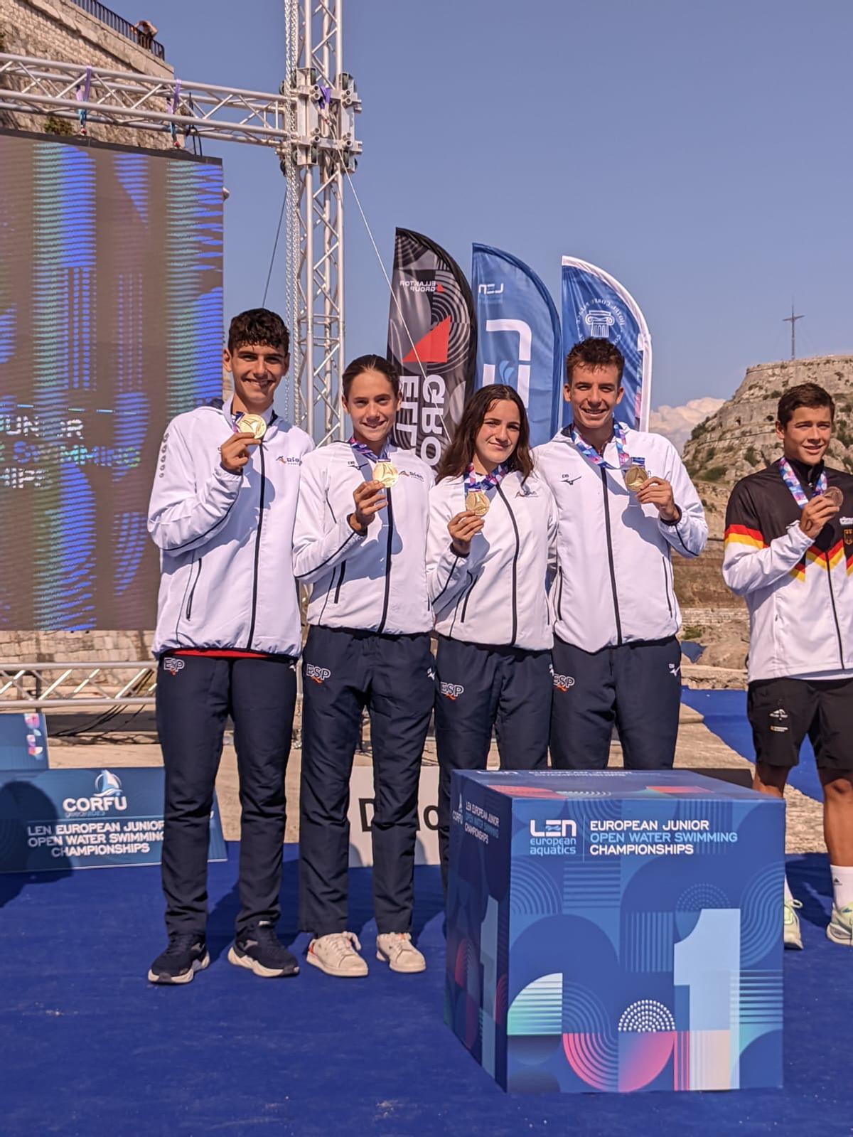 El oro en el relevo mixto español (14-16 años), con Noa Martín en la posta y Pablo Martínez en la última, fue un perfecto cierre a la competición.