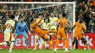 Merino da aire a España para seguir viva en la Nations League