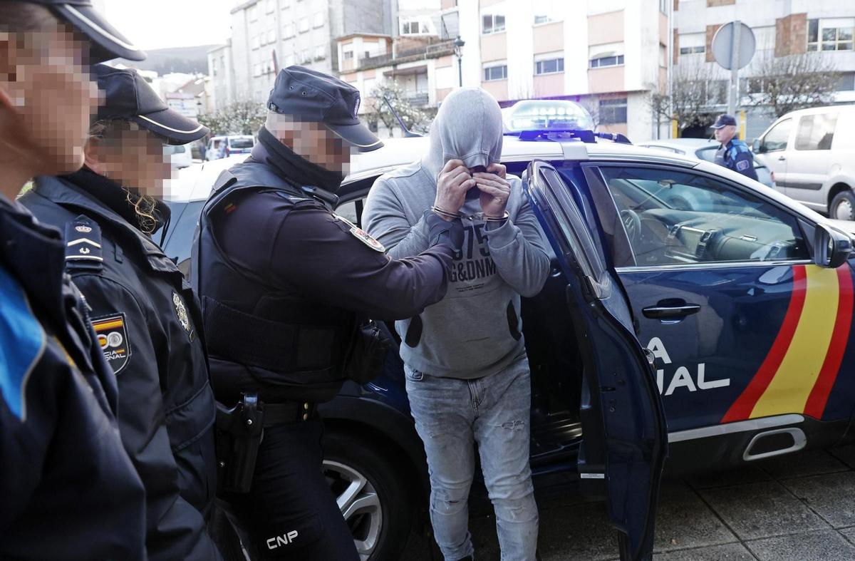 El detenido por el crimen de Redondela comparece ante la jueza