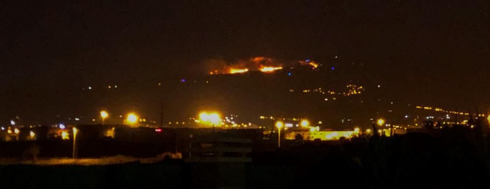 Incendio de Cazadores en Gran Canaria