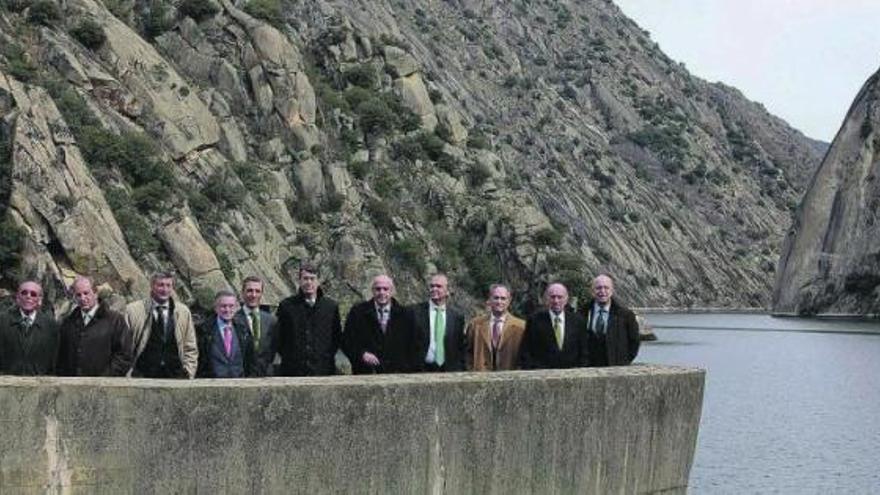 Desde la izquierda, José Antolín, Juan Manuel González, José Luis San Pedro, Rafael Pérez, Fernando Martínez Riaza, Fernando Becker, Pedro Díaz, José María Leal, Evaristo del Canto, Julio Fermoso y Joaquín Boneta.