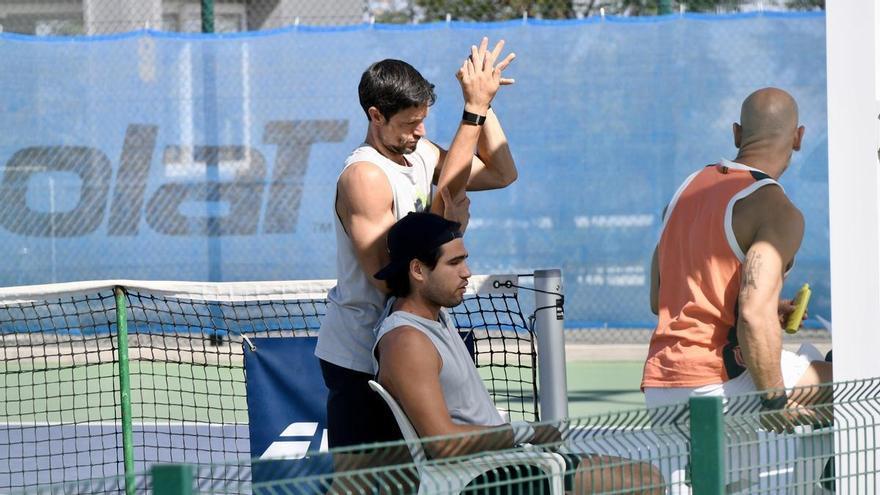 Entrenamiento de Carlos Alcaraz en la Real Sociedad Club de Campo de El Palmar