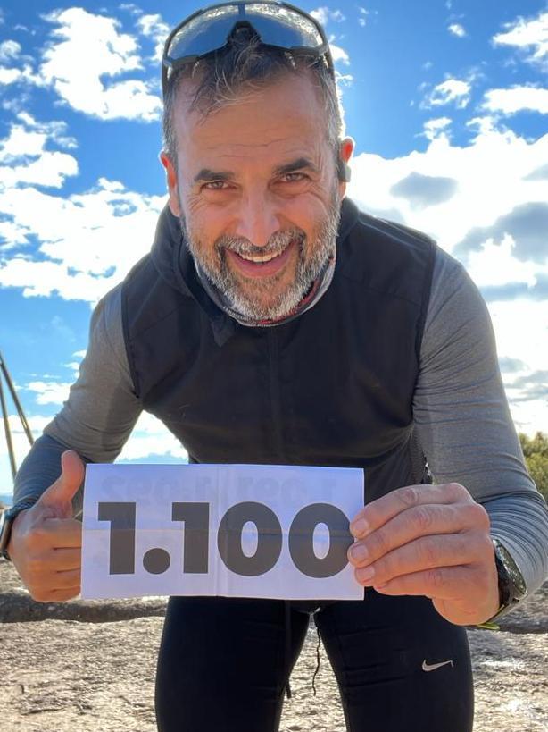 Joan Bonamusa va fer ahir l&#039;ascens 1.100 a Collbaix aquest 2022
