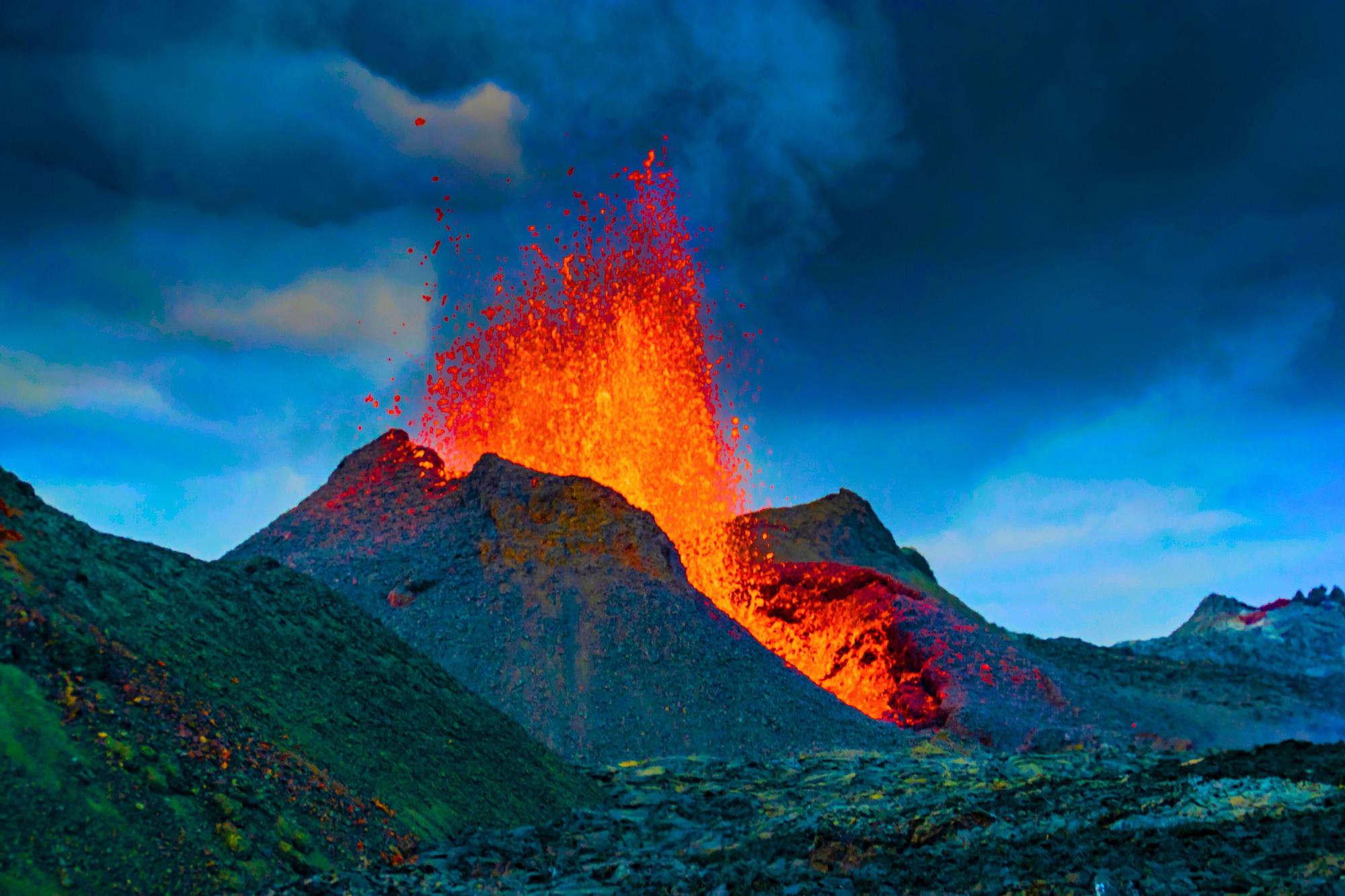 Volcán de Islandia