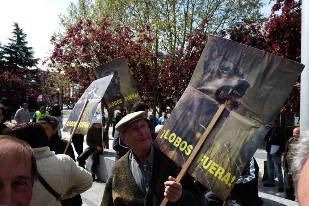 La Alianza se manifiesta en contra del lobo