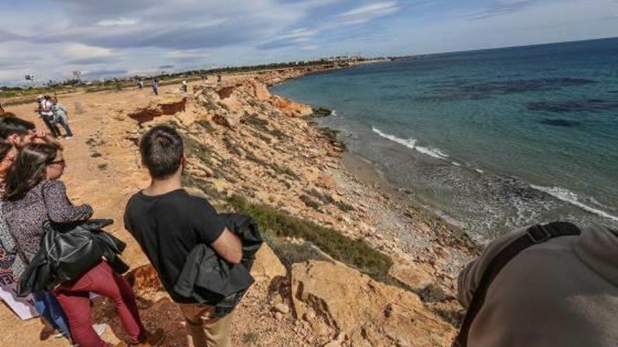 Imagen de algunos asistentes a la última concentración a favor de preservar el paraje.