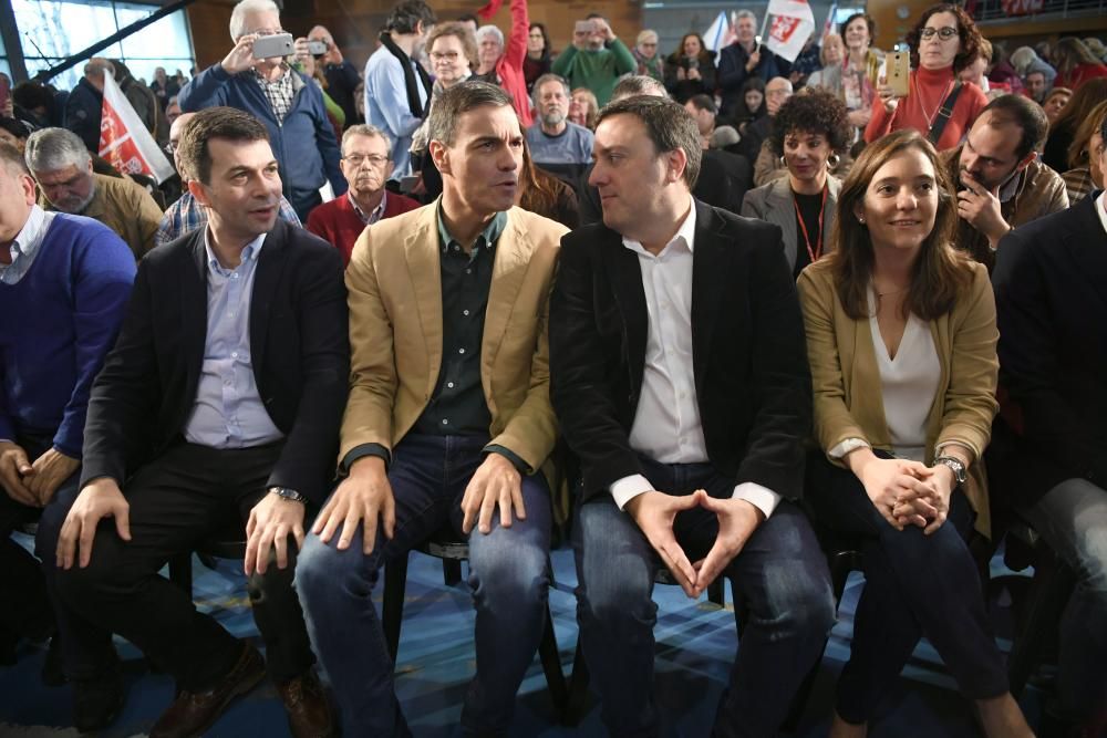 Mitin de Pedro Sánchez en A Coruña