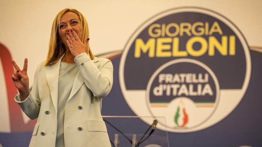 La futura presidenta d’Itàlia, Giorgia Meloni