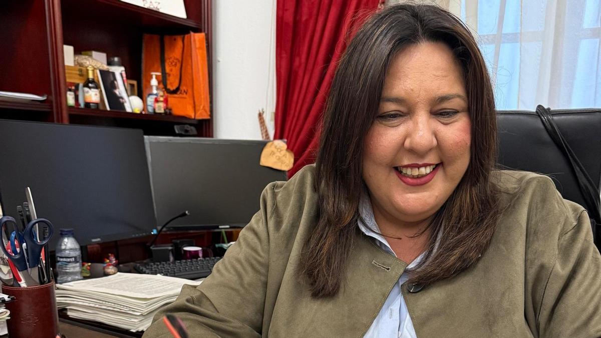 Lola Amo, alcaldesa de Montoro.