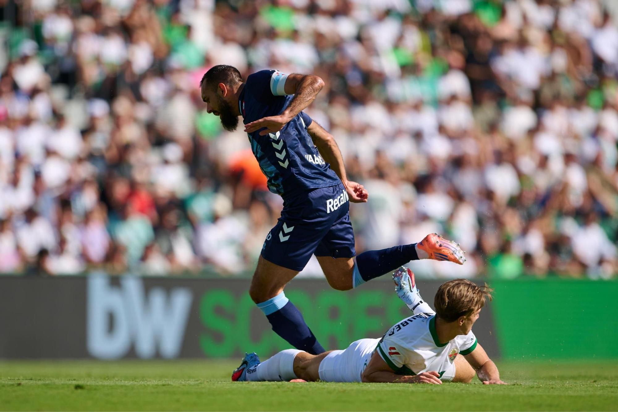 Las imágenes del Elche-Celta