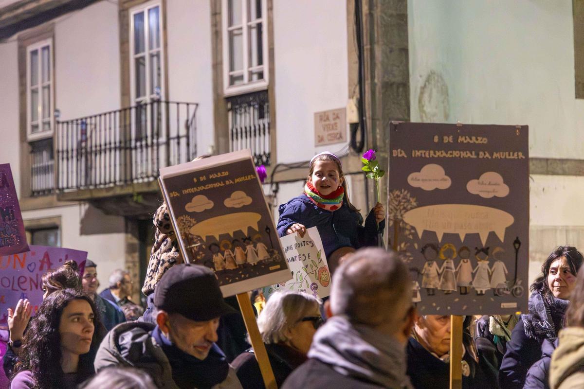 Un grito pola igualdade. 8M en Santiago