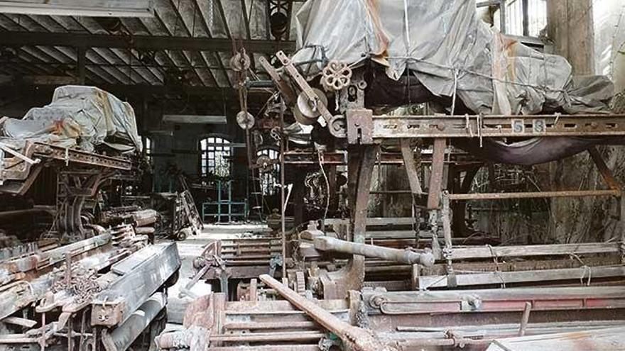 Una vista del interior de la Fàbrica Nova.