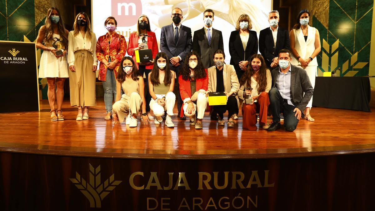 Foto de familia tras la entrega de premios.