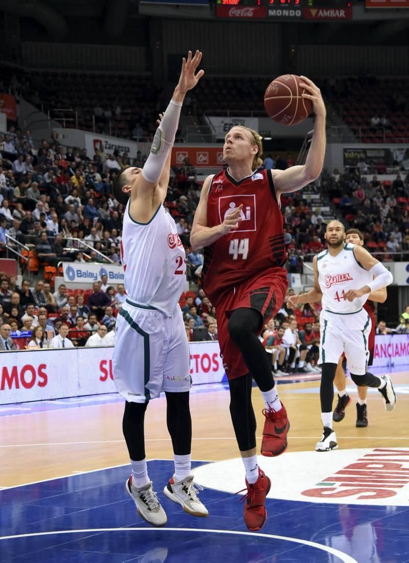 Las mejores imágenes del triunfo del CAI Zaragoza sobre el Sevilla (91-87)