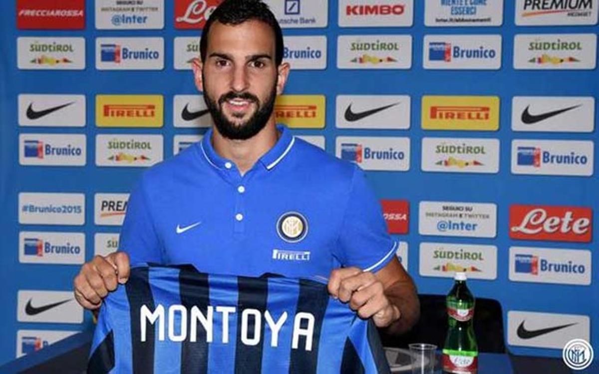 El entrenador del Inter, Roberto Mancini, espera más de Martín Montoya