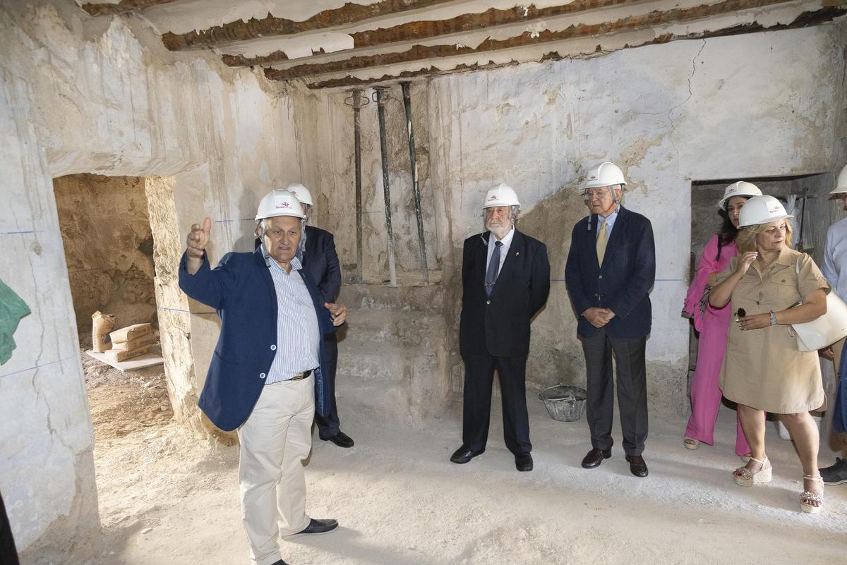 Visita a las obras de la Casa de San Juan de la Cruz en Caravaca