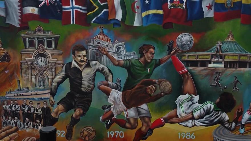 MÉXICO MUNDIAL MURAL GIGANTE | México inaugura el mural futbolístico más grande del mundo rumbo al Mundial 2026